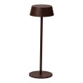 Azzardo AZ5336 - LED Udendørs Dæmpbar Genopladelig Lampe GILBERTO LED/2W/5V IP54 brun