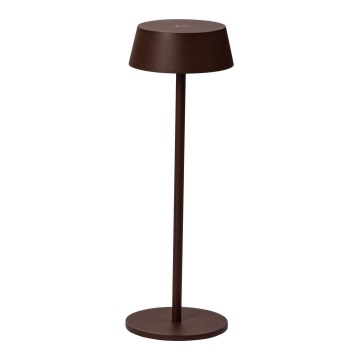 Azzardo AZ5336 - LED Udendørs Dæmpbar Genopladelig Lampe GILBERTO LED/2W/5V IP54 brun