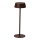 Azzardo AZ5336 - LED Udendørs Dæmpbar Genopladelig Lampe GILBERTO LED/2W/5V IP54 brun