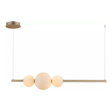 Azzardo - Udskiftningsglas til lysekrone SANDRA hvid - lille diameter 15 cm