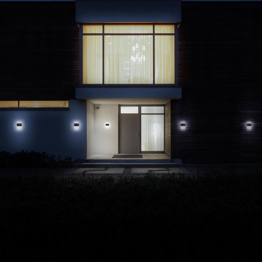 B.K. Licht 1184 - Udendørs LED væglampe 2xLED/3,5W/230V IP44 4000K