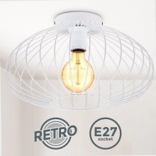 B.K. Licht 1399 - Loftlampe RETRO 1xE27/40W/230V hvid