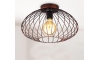 B.K. Licht 1471 - Loftlampe RETRO 1xE27/40W/230V kobberfarvet