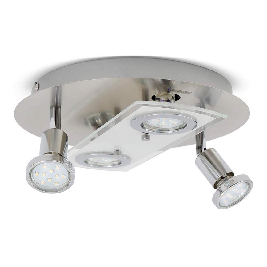 B.K. Licht BKL 1026 - LED spotlamper ORION 4xGU10/3W/230V