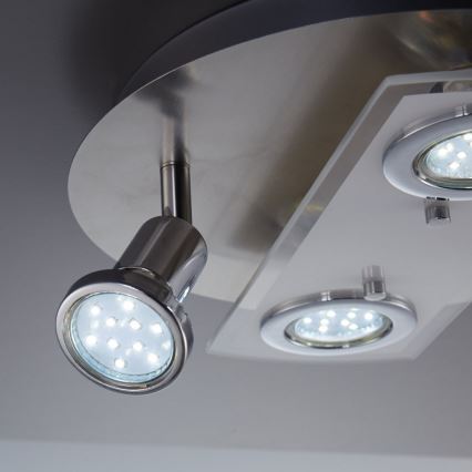 B.K. Licht BKL 1026 - LED spotlamper ORION 4xGU10/3W/230V