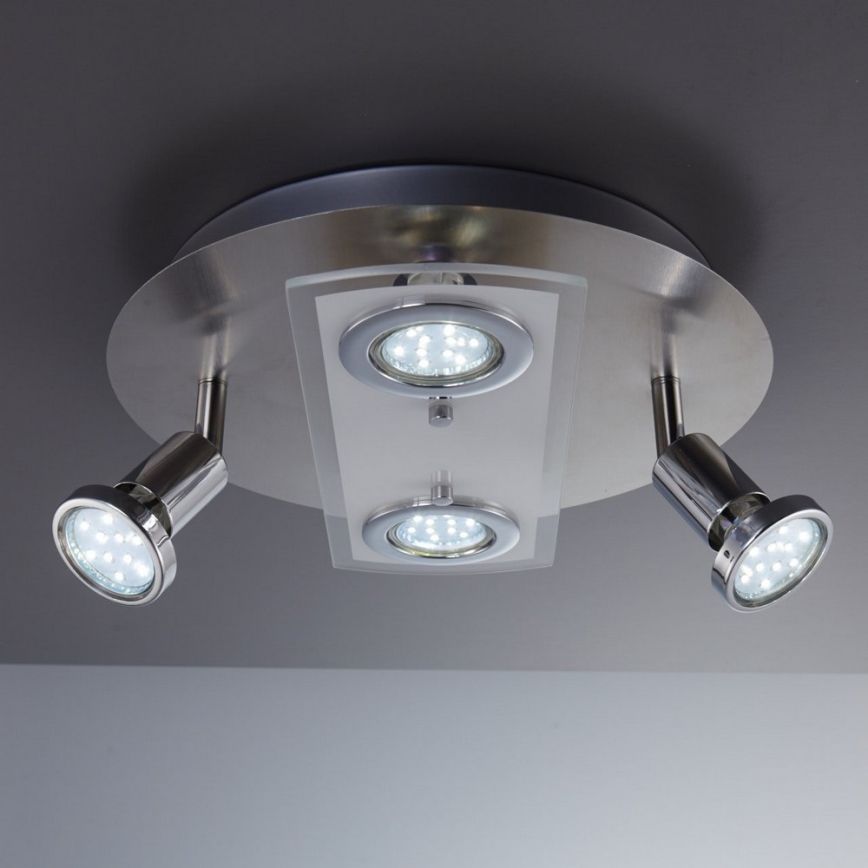 B.K. Licht BKL 1026 - LED spotlamper ORION 4xGU10/3W/230V