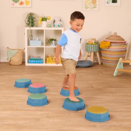 B-Toys - Balancesten til børn BALANCE & HOP 6 stk.