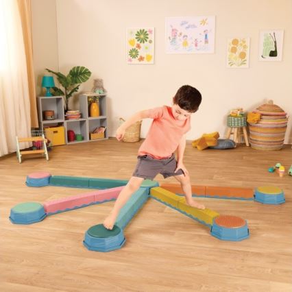 B-Toys - Balancesten til børn BALANCE & HOP 6 stk.