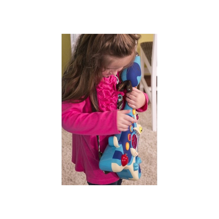 B-Toys - Elguitar til børn Hund Woofer 3xAA