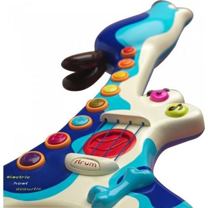 B-Toys - Elguitar til børn Hund Woofer 3xAA