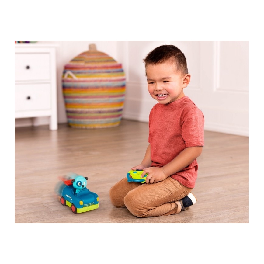 B-Toys - Fjernstyret bil Hund Woofer 4xAA + 2xAAA