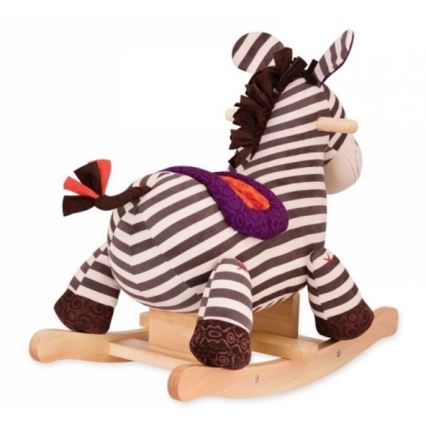 B-Toys - Gyngehest zebra KAZOO poppel