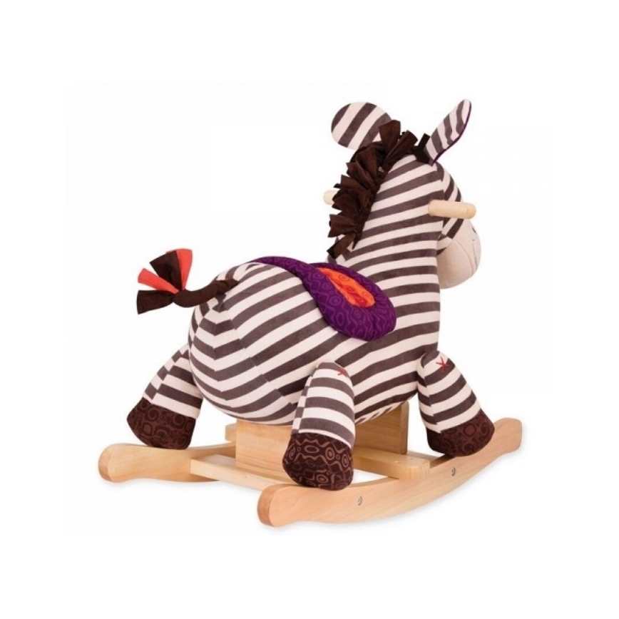 B-Toys - Gyngehest zebra KAZOO poppel