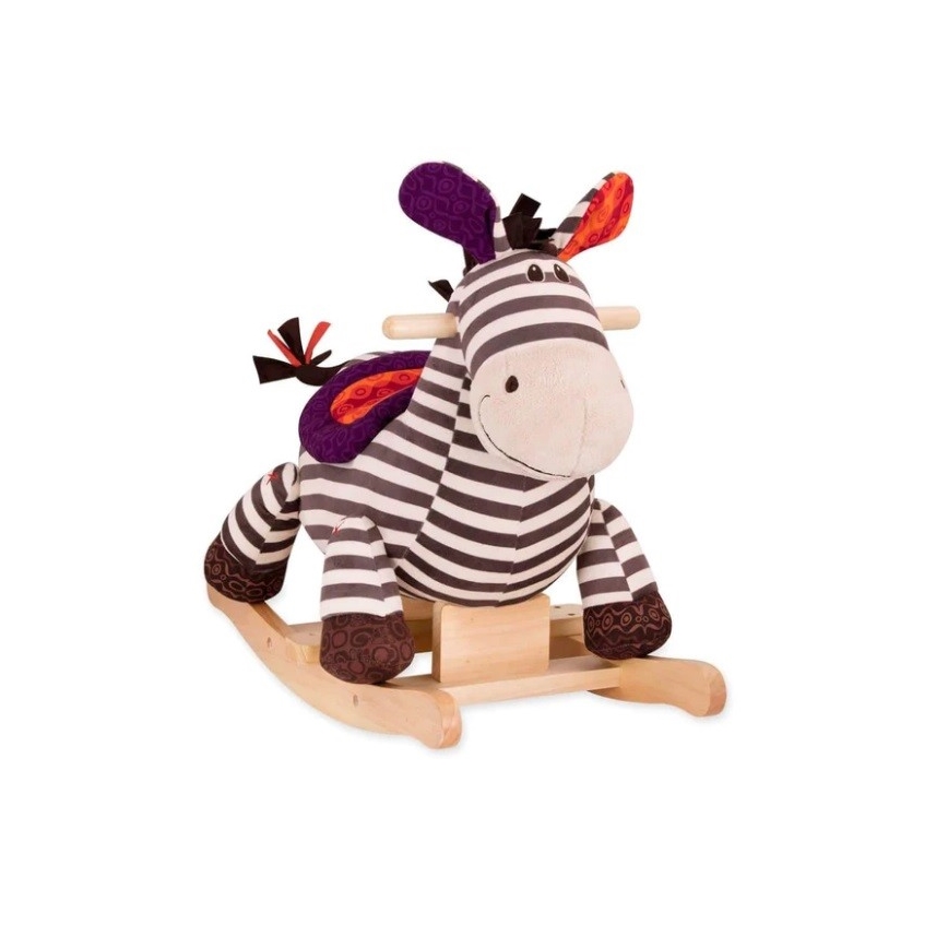 B-Toys - Gyngehest zebra KAZOO poppel