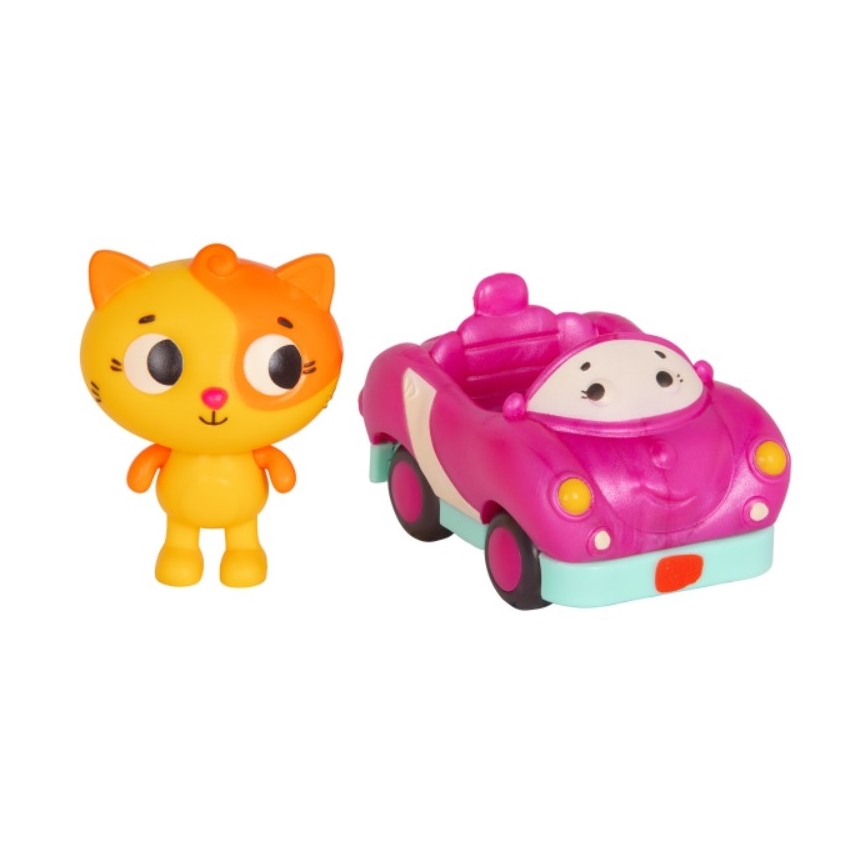 B-Toys - Lysende biler med melodi 3xAG13