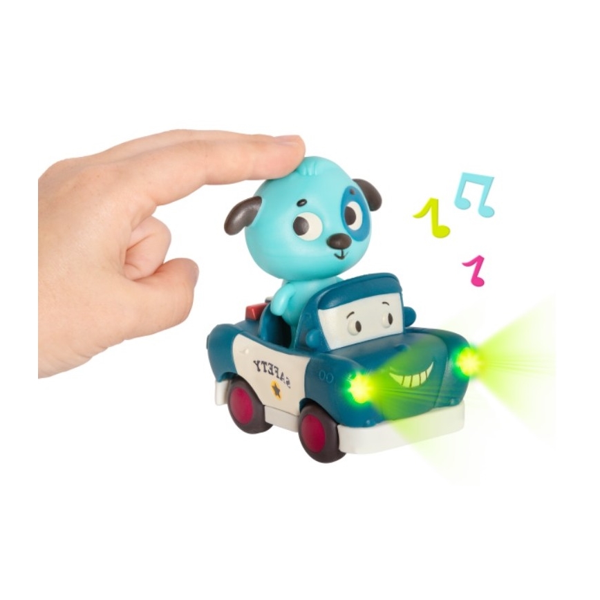 B-Toys - Lysende biler med melodi 3xAG13