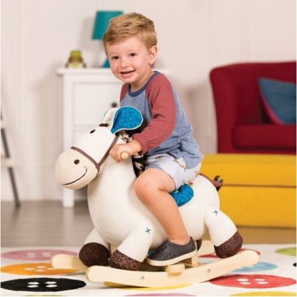 B-Toys - Rocking hest BANJO poppel