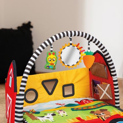 Baby Einstein - Babylegetæppe BUSY BARNYARD 4xAA
