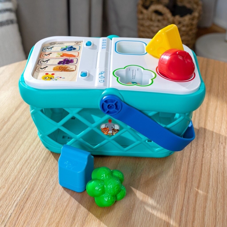 Baby Einstein - Interaktiv indkøbskurv til børn MAGIC TOUCH HAPE 3xAAA