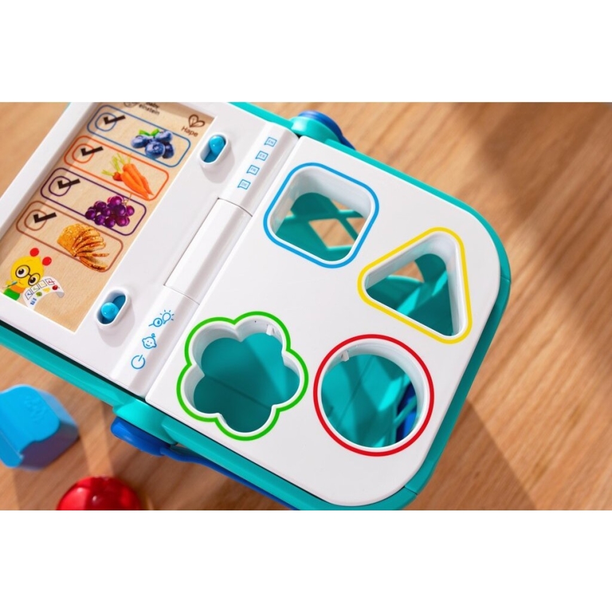 Baby Einstein - Interaktiv indkøbskurv til børn MAGIC TOUCH HAPE 3xAAA