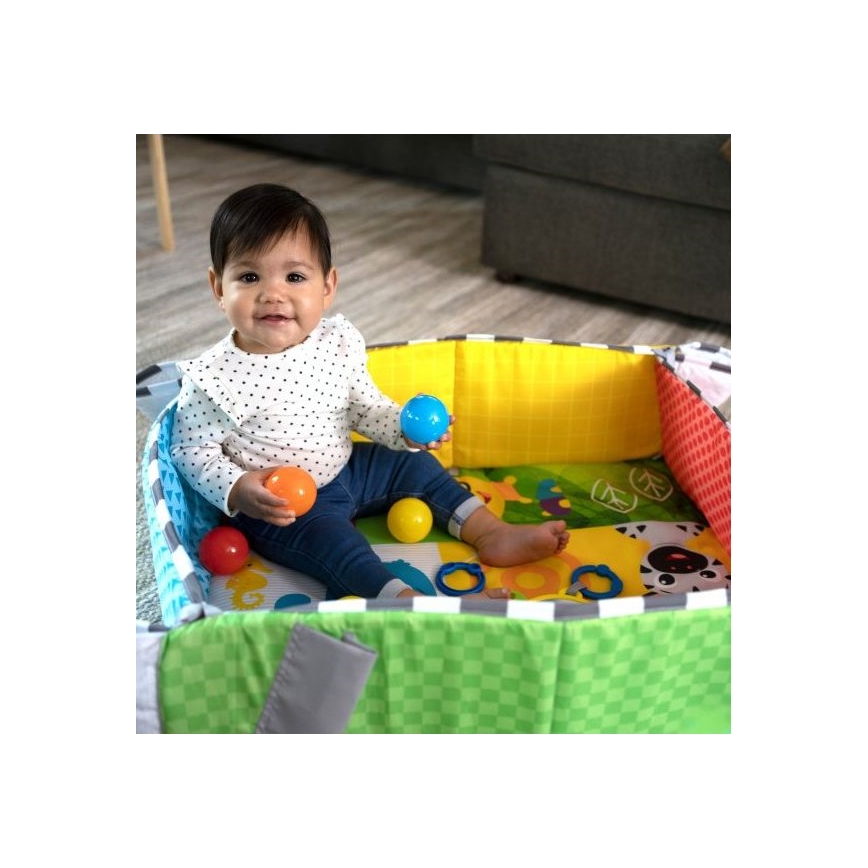 Baby Einstein - Legetæppe til børn 5-i-1 PATCH'S COLOR PLAYSPACE 3xAAA