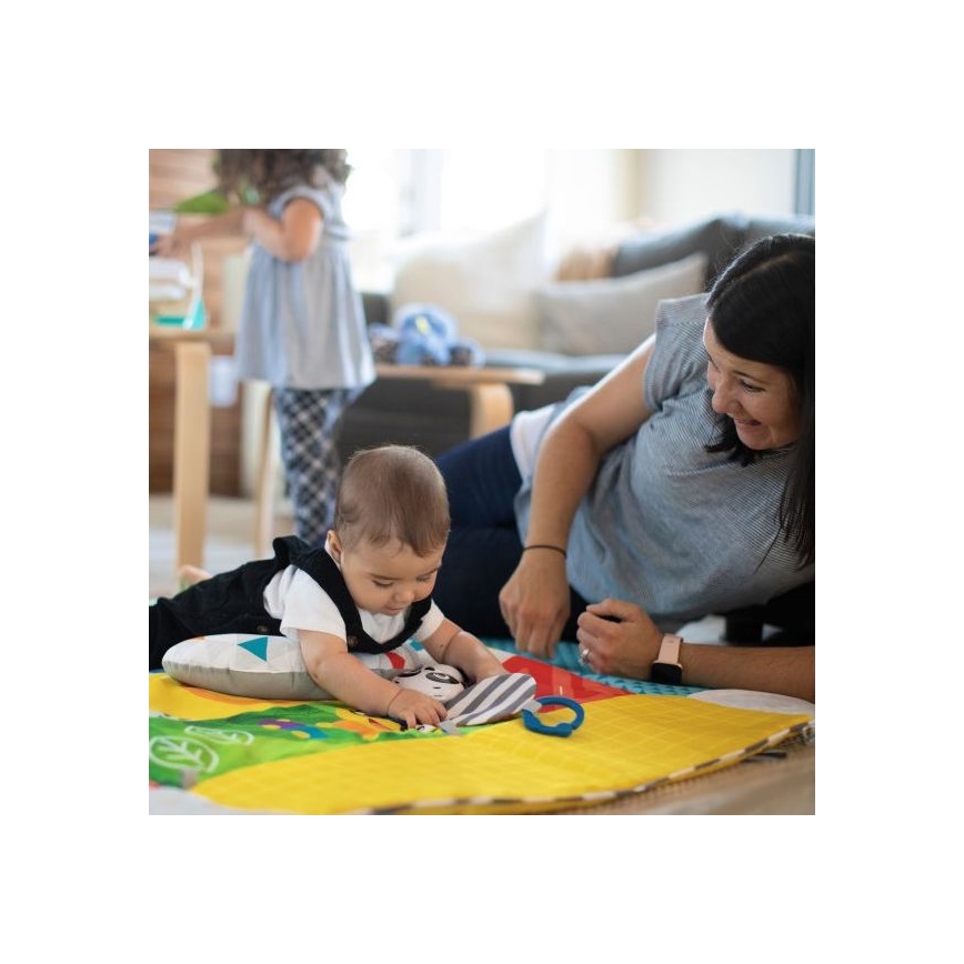 Baby Einstein - Legetæppe til børn 5-i-1 PATCH'S COLOR PLAYSPACE 3xAAA