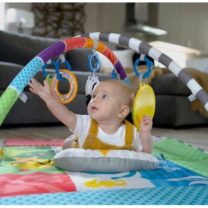 Baby Einstein - Legetæppe til børn 5-i-1 PATCH'S COLOR PLAYSPACE 3xAAA
