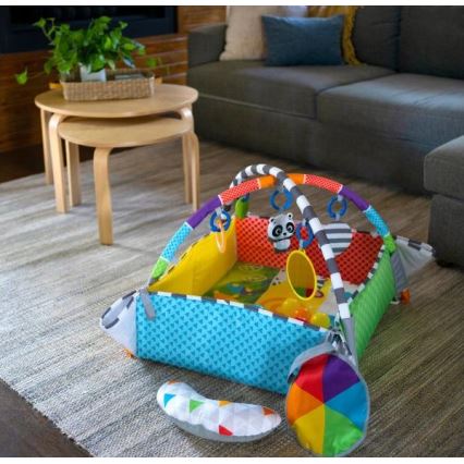 Baby Einstein - Legetæppe til børn 5-i-1 PATCH'S COLOR PLAYSPACE 3xAAA