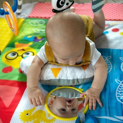 Baby Einstein - Legetæppe til børn 5-i-1 PATCH'S COLOR PLAYSPACE 3xAAA