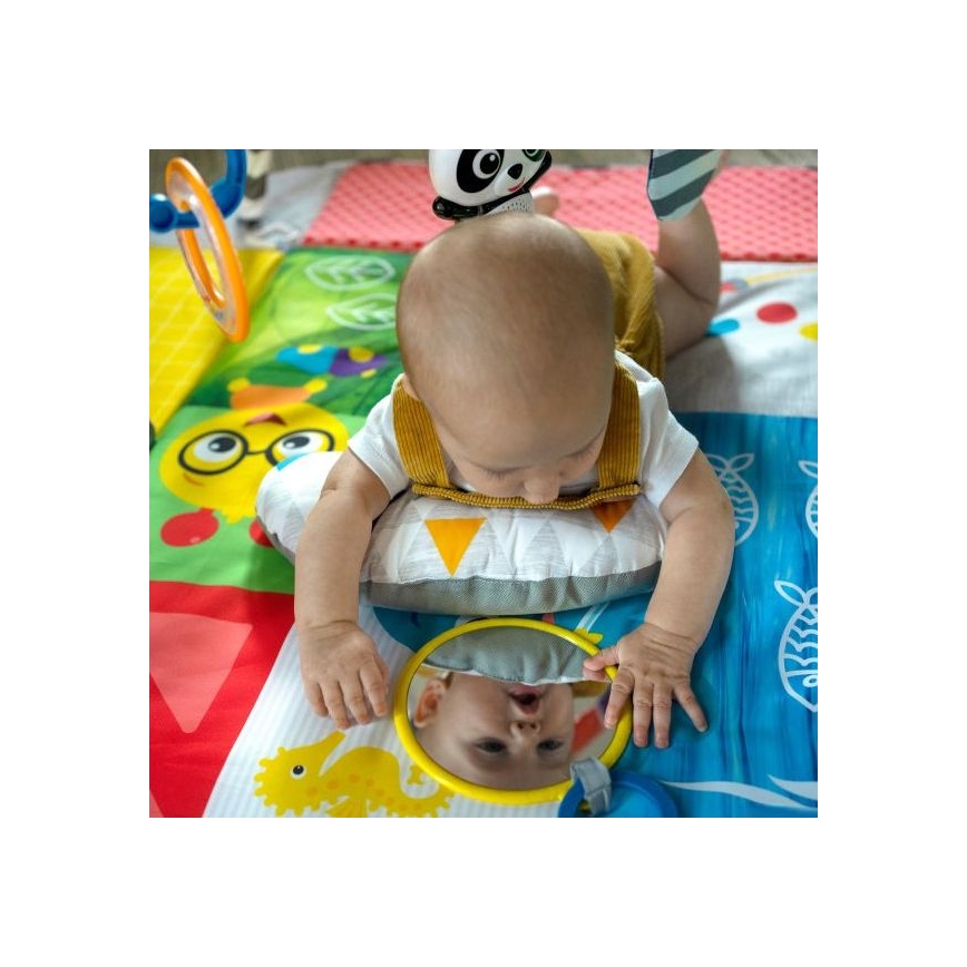 Baby Einstein - Legetæppe til børn 5-i-1 PATCH'S COLOR PLAYSPACE 3xAAA