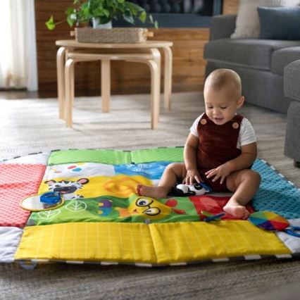 Baby Einstein - Legetæppe til børn 5-i-1 PATCH'S COLOR PLAYSPACE 3xAAA