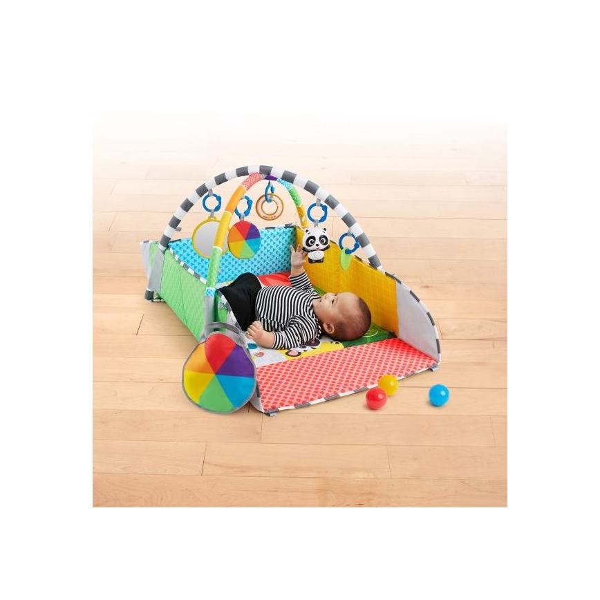 Baby Einstein - Legetæppe til børn 5-i-1 PATCH'S COLOR PLAYSPACE 3xAAA