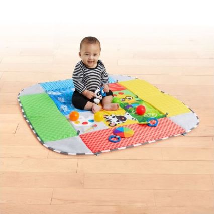 Baby Einstein - Legetæppe til børn 5-i-1 PATCH'S COLOR PLAYSPACE 3xAAA