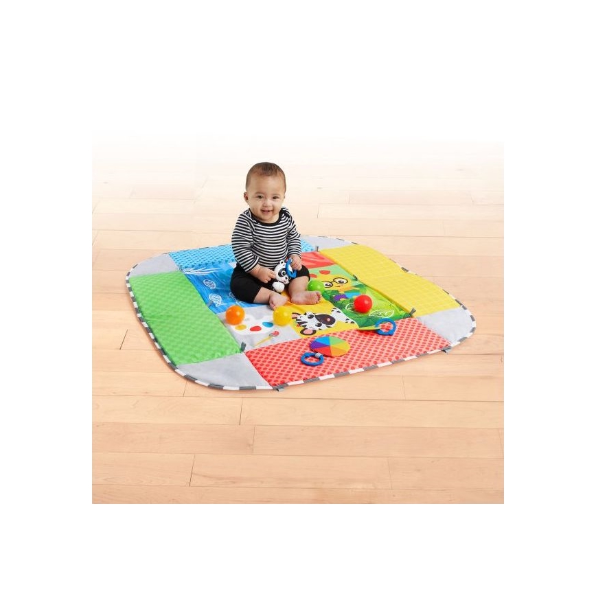 Baby Einstein - Legetæppe til børn 5-i-1 PATCH'S COLOR PLAYSPACE 3xAAA
