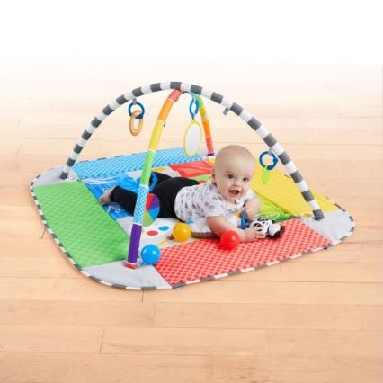 Baby Einstein - Legetæppe til børn 5-i-1 PATCH'S COLOR PLAYSPACE 3xAAA