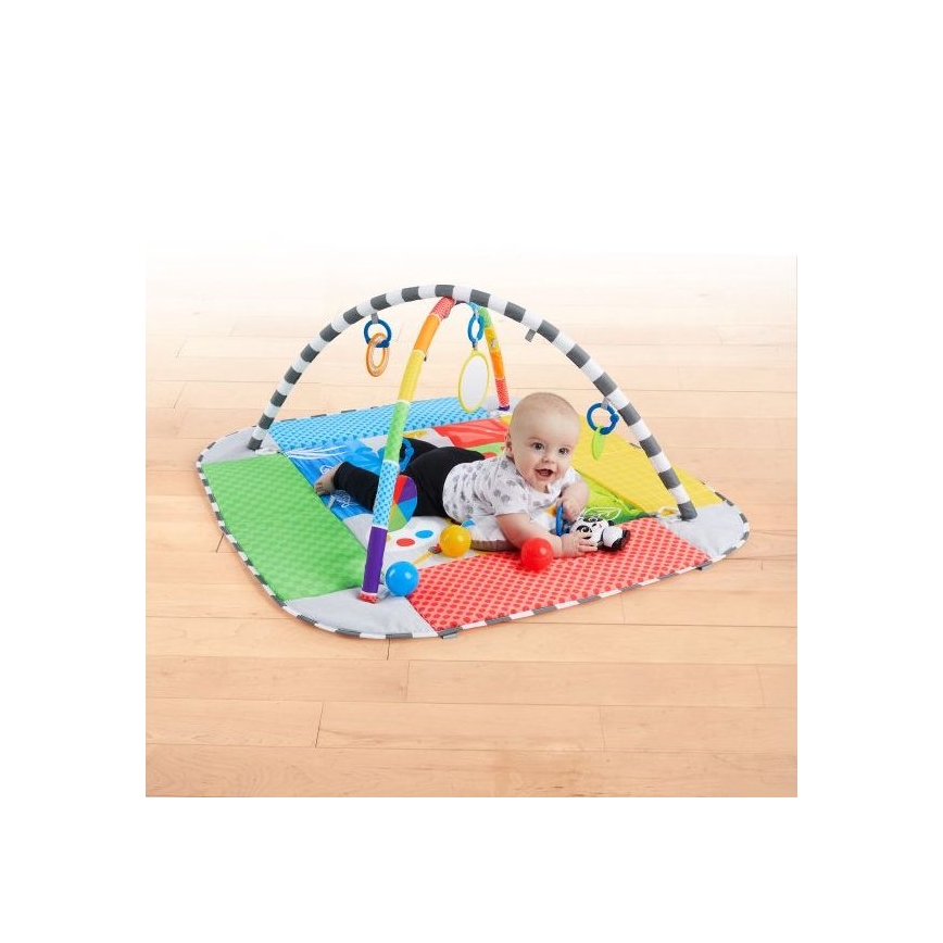 Baby Einstein - Legetæppe til børn 5-i-1 PATCH'S COLOR PLAYSPACE 3xAAA