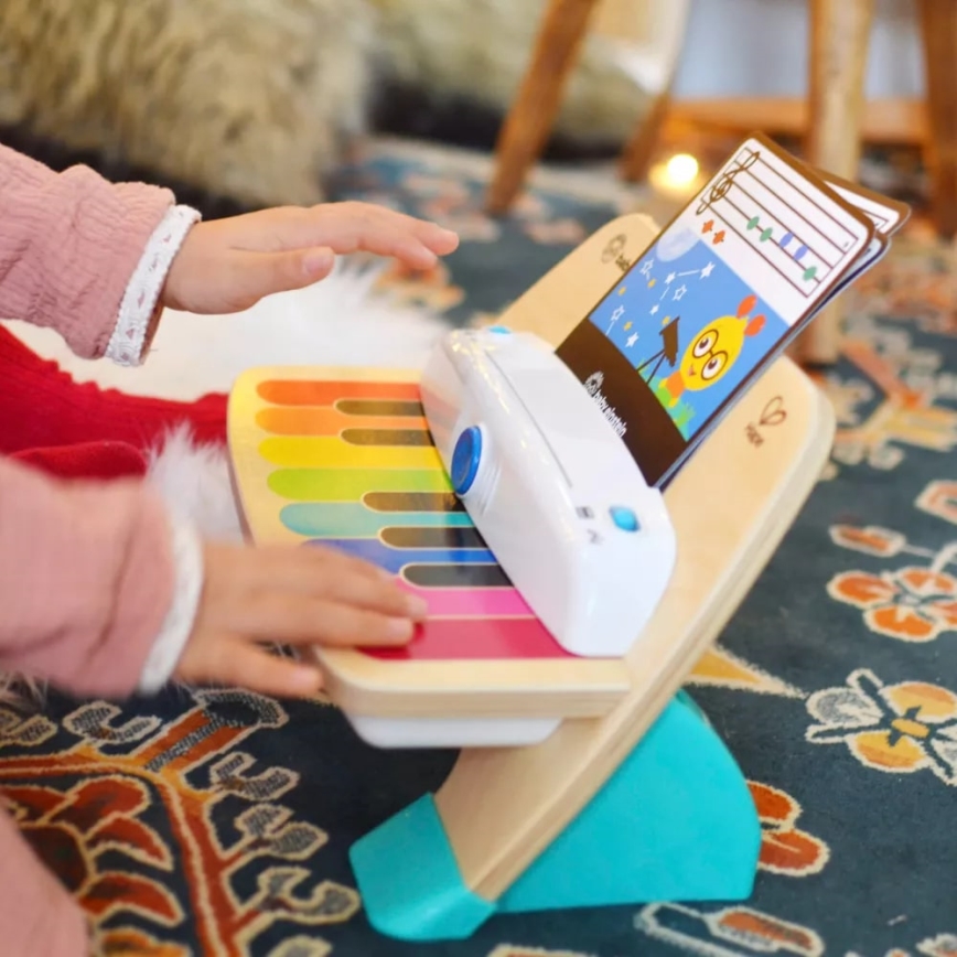 Baby Einstein - Musiklegetøj i træ MAGIC TOUCH 3xAA piano