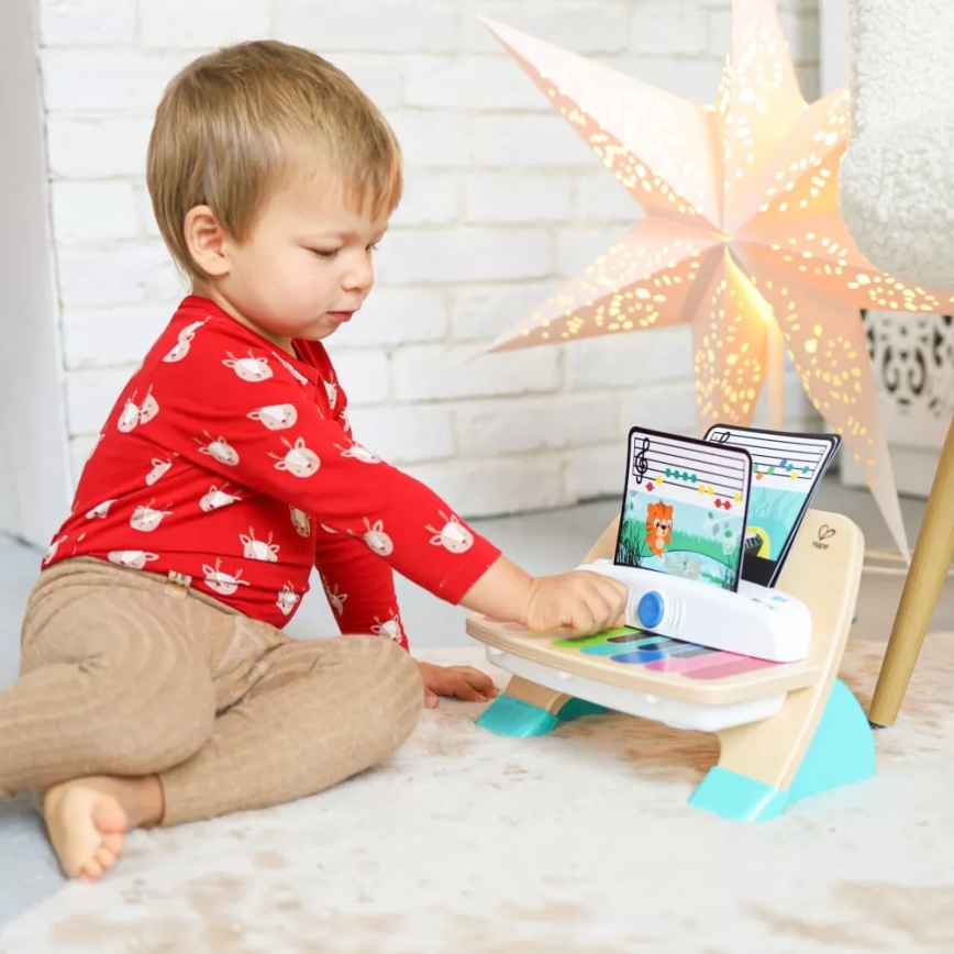 Baby Einstein - Musiklegetøj i træ MAGIC TOUCH 3xAA piano