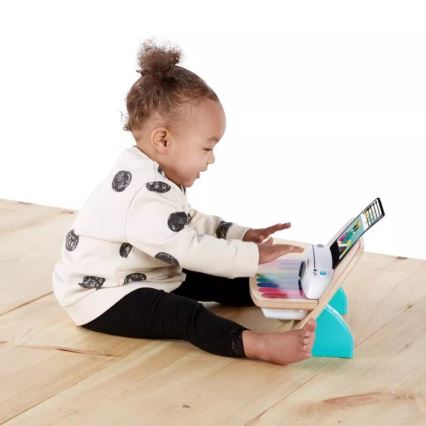 Baby Einstein - Musiklegetøj i træ MAGIC TOUCH 3xAA piano