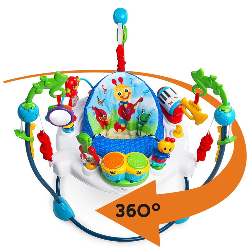 Baby Einstein - Skråstol 2-i-1 NEIGHBORHOOD SYMPHONY 3xAA