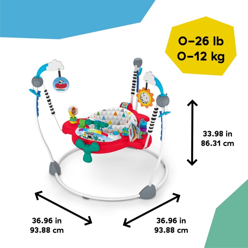 Baby Einstein - Skråstol 2-i-1 OCEAN EXPLORERS 3xAA