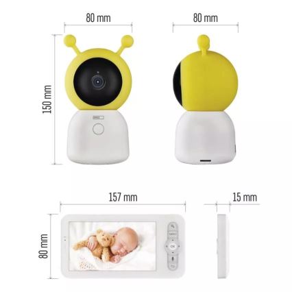 Babyalarm GoSmart 5V Wi-Fi Tuya