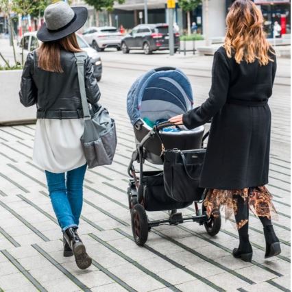 BabyOno - Pusletaske til klapvogn Coco sort