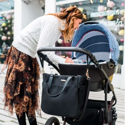 BabyOno - Pusletaske til klapvogn Coco sort