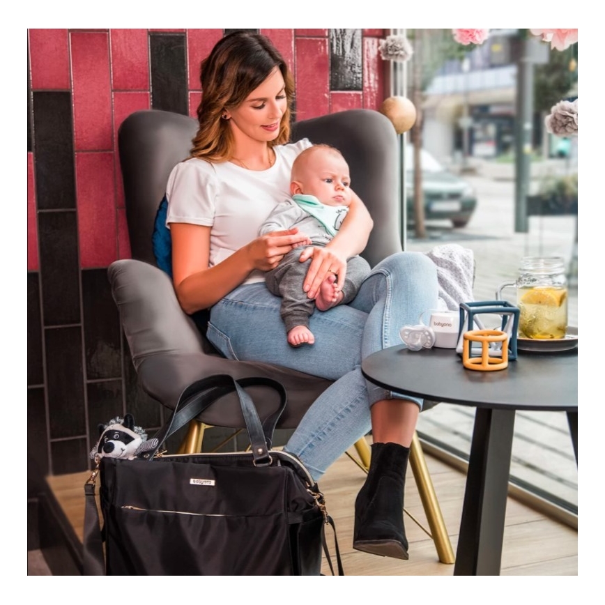 BabyOno - Pusletaske til klapvogn Coco sort