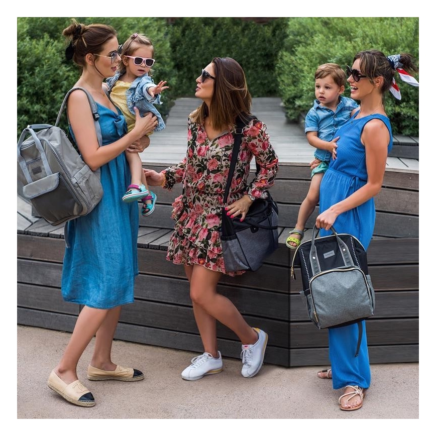 BabyOno - Rygsæk til klapvogn Oslo Style sort