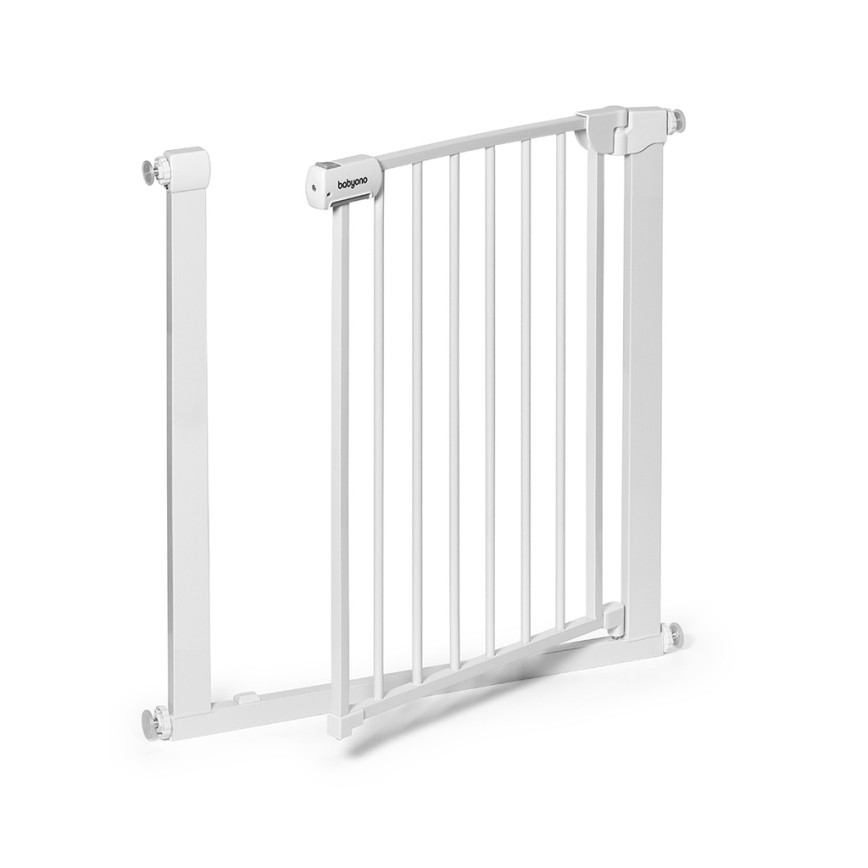 BabyOno - Sikkerhedsgitter 75-96 cm hvid