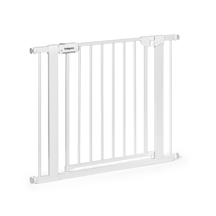 BabyOno - Sikkerhedsgitter 75-96 cm hvid