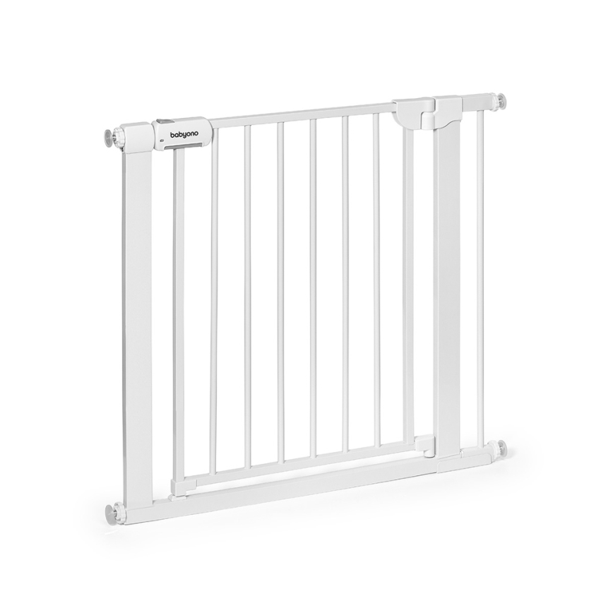 BabyOno - Sikkerhedsgitter 75-96 cm hvid