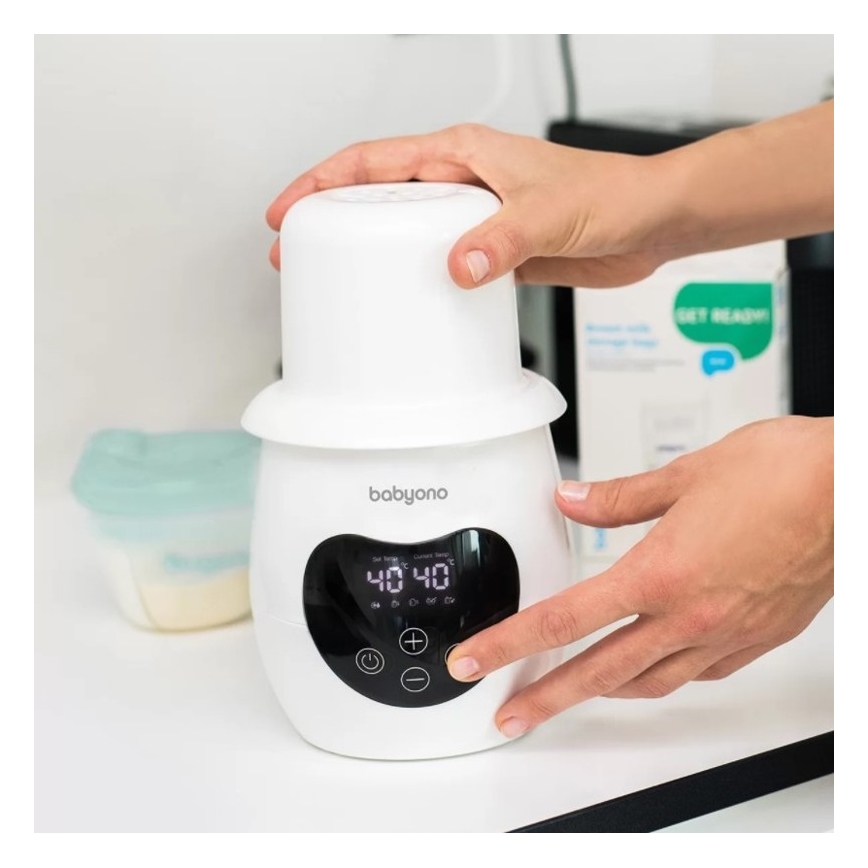 BabyOno - Varmer og sterilisator til flasker og babymad HONEY